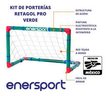 Kit De Porterías + Pelota Enersport Modelo Retagol Pro