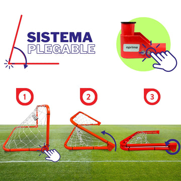 Portería de Fútbol Para Niños Plegable, 96x60 cm – Enersport Modelo 1180