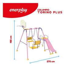 Columpio y Resbaladilla Torino Plus 160x210 cm – Enerplay Modelo 208