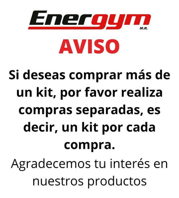 Kit De Pesas 5 Texturizado Energym Modelo 9035