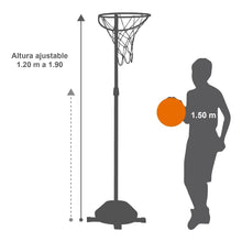 Canasta De Basquetbol Ajustable 1.20 a 1.90 m – Enersport Modelo 1011