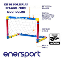 Kit De Porterías + Pelota Enersport Modelo Retagol Pro