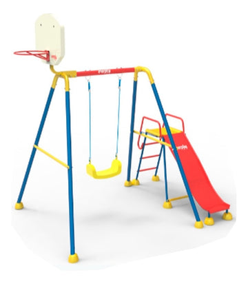 Columpio y Resbaladilla Sevilla Plus 160x210 cm – Enerplay Modelo 206