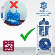 Porta Garrafón Doble 100x36 cm – Metalicon Modelo 616