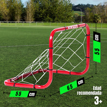Mini Porterías de Fútbol Niños 65x55cm (2 pzas) - Enersport