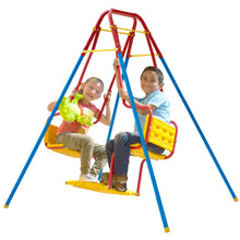 Columpio Doble para Niños Twin 130x124 cm – Enerplay Modelo 9
