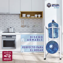 Porta Garrafón Doble 100x36 cm – Metalicon Modelo 616