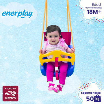 Columpio para Bebe, Asiento Seguro con Respaldo – Enerplay Modelo 34