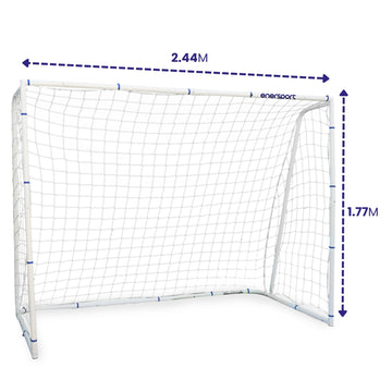 Portería De Fútbol Grande 244x177 cm Acero - Enersport