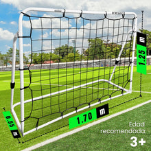 Portería Rebote Futbol De Acero 170x125 Cm Enersport