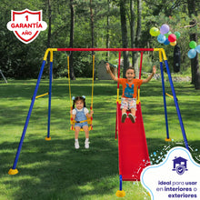 Columpio y Resbaladilla Travieso, 150x200cm – Enerplay Modelo 1411