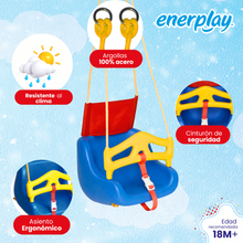 Columpio para Bebe, Asiento Seguro con Respaldo – Enerplay Modelo 34
