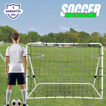 Portería Rebote Futbol De Acero 170x125 Cm Enersport