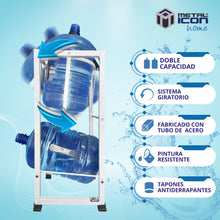 Porta Garrafón Doble 100x36 cm – Metalicon Modelo 616