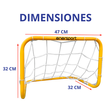 Par de Porterías de Fútbol Enersport Modelo 1087