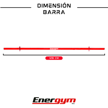 Barra Recta con Discos 20 kg - Energym