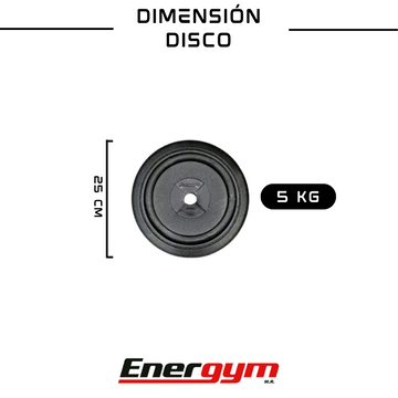 Barra Romana 20 Kg Energym