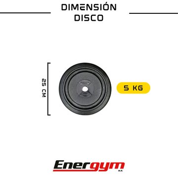 Barra Romana 20 Kg Energym