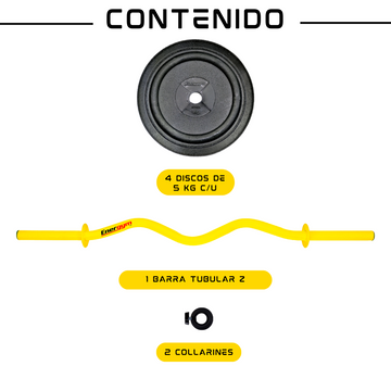 Barra Z 20 Kg Energym