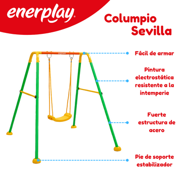 Columpio Enerplay Modelo Sevilla